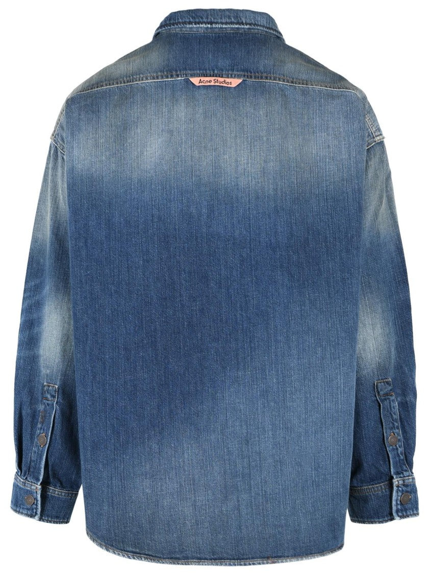 Acne Studios Blue Cotton Shirt
