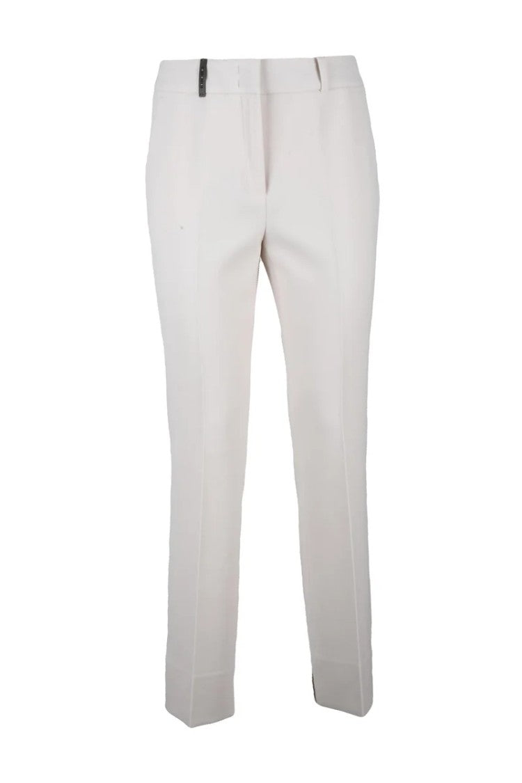 Peserico Trousers - White Pearl