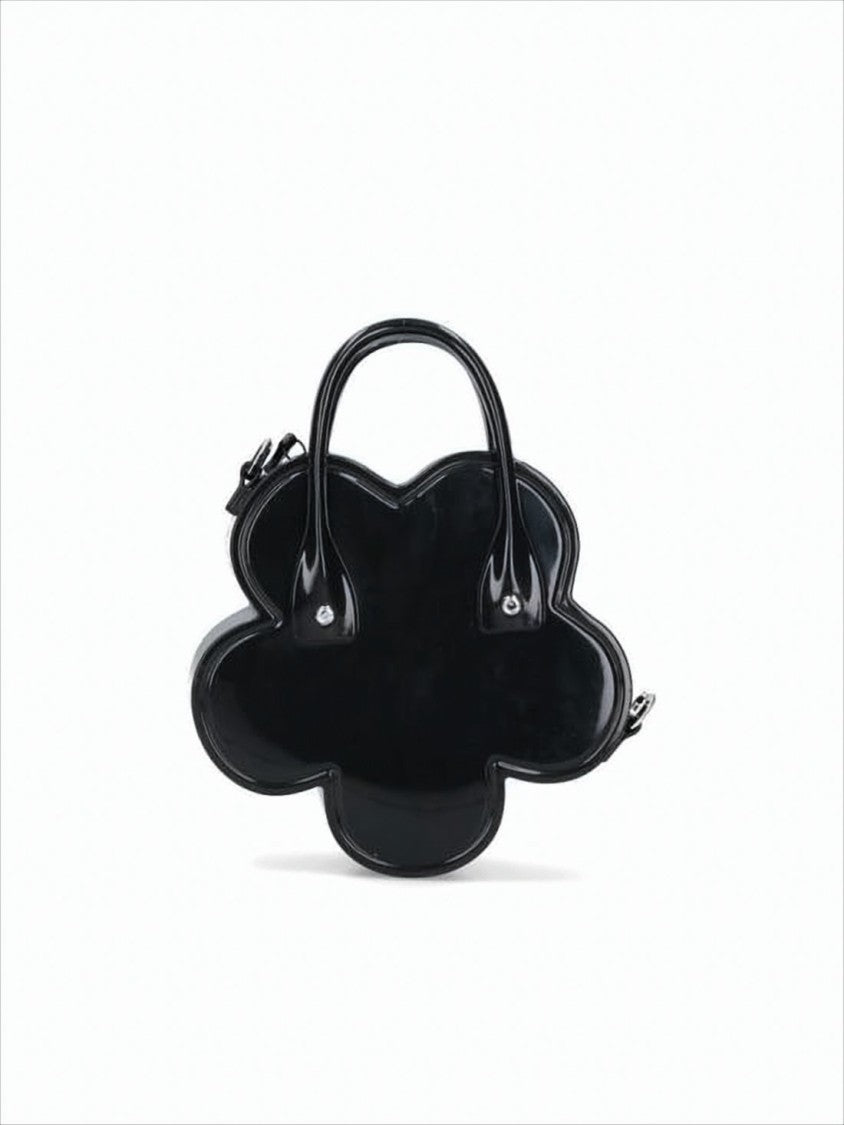 Comme Des Garçons Flower-Shaped Tote Bag With Zip Closure