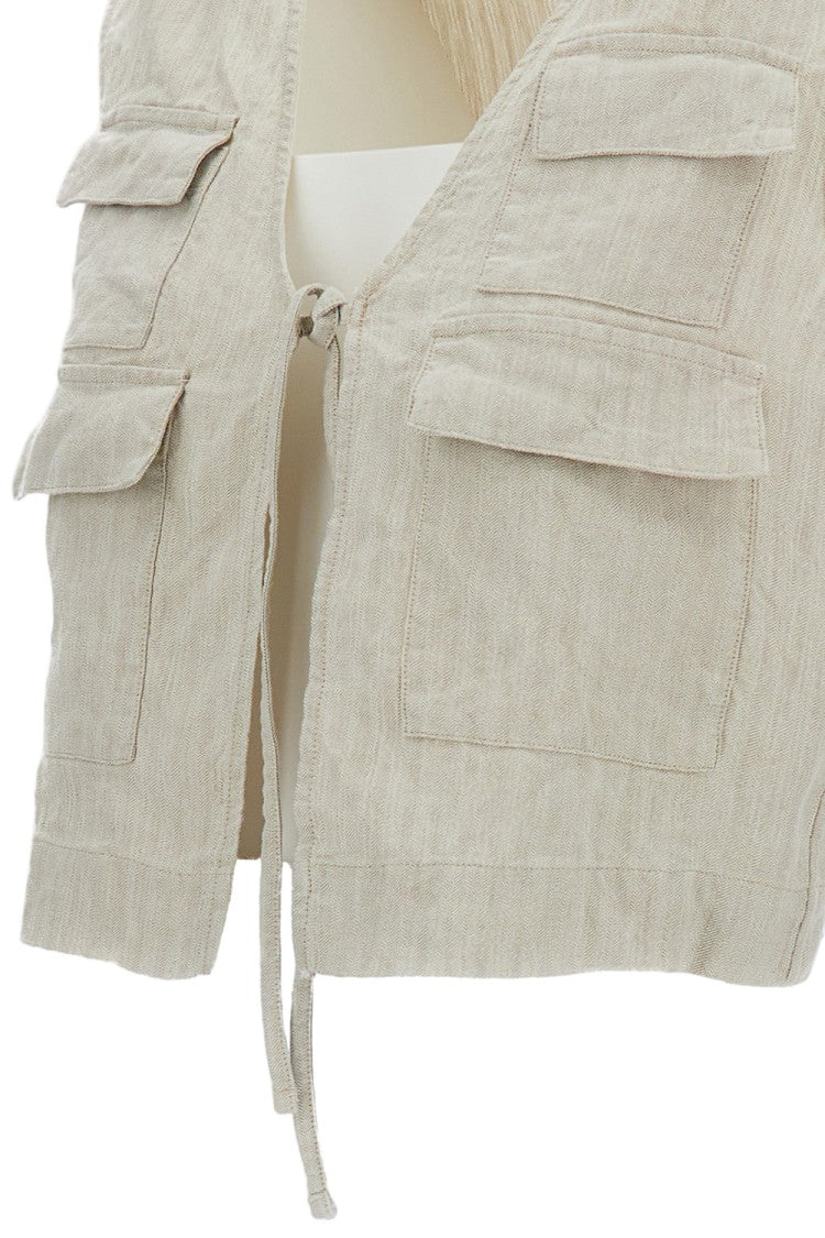 Barena Herringbone-Effect Gilet