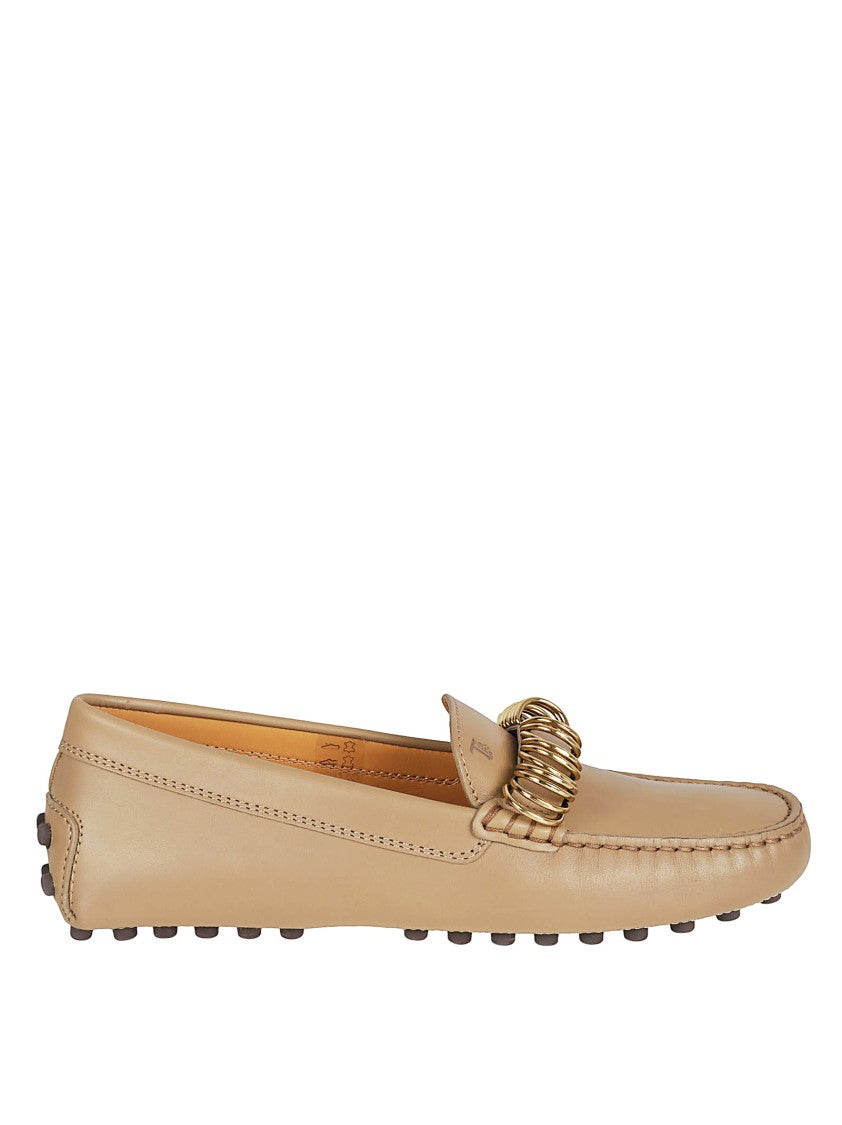 Tod's Calfskin Flat Shoes
