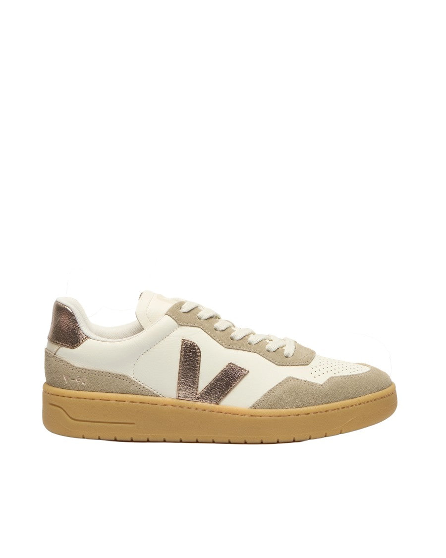 Veja Low-Top Sneakers With Organic Leather And Suede Details