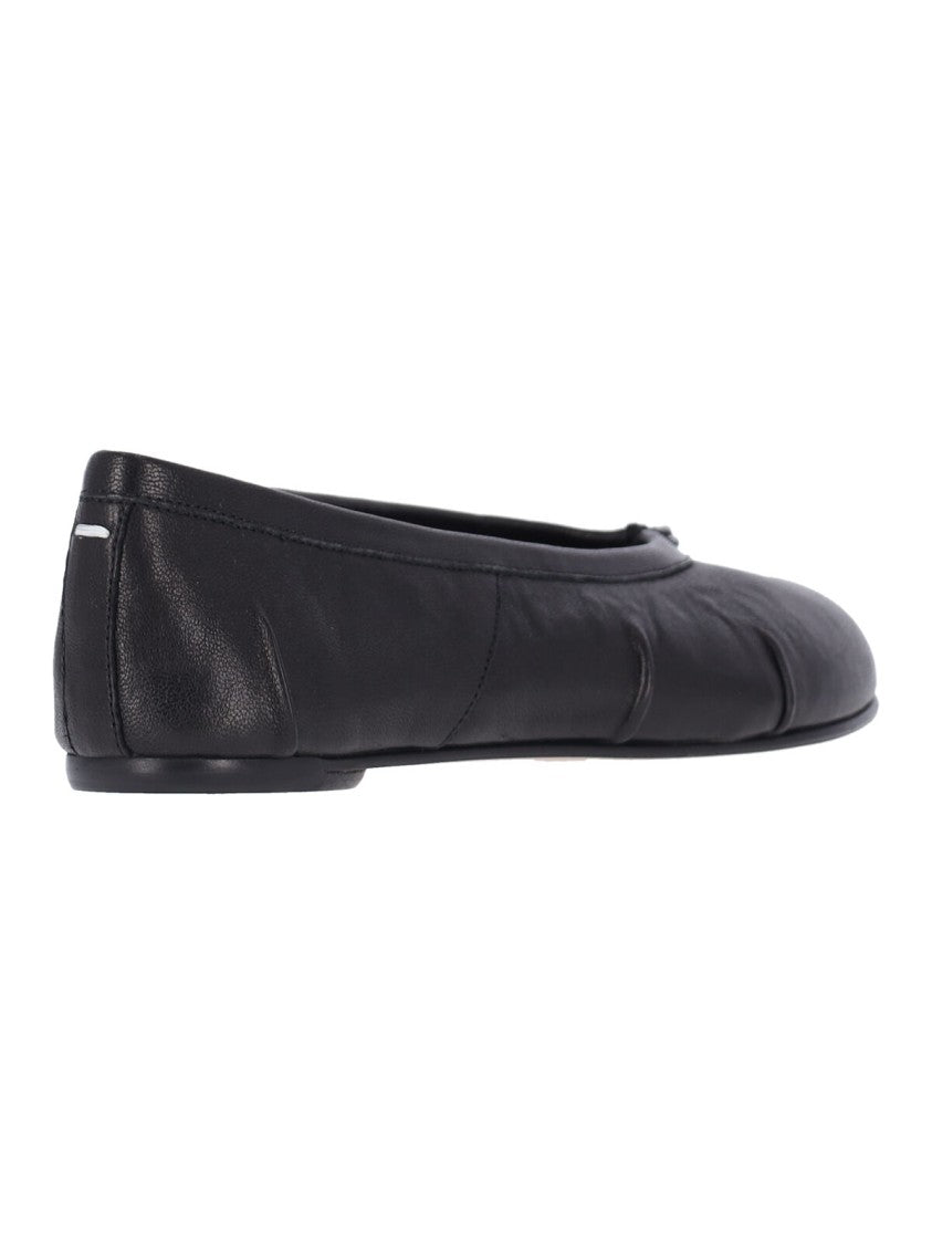 Maison Margiela Black Sheepskin Tabi Flats