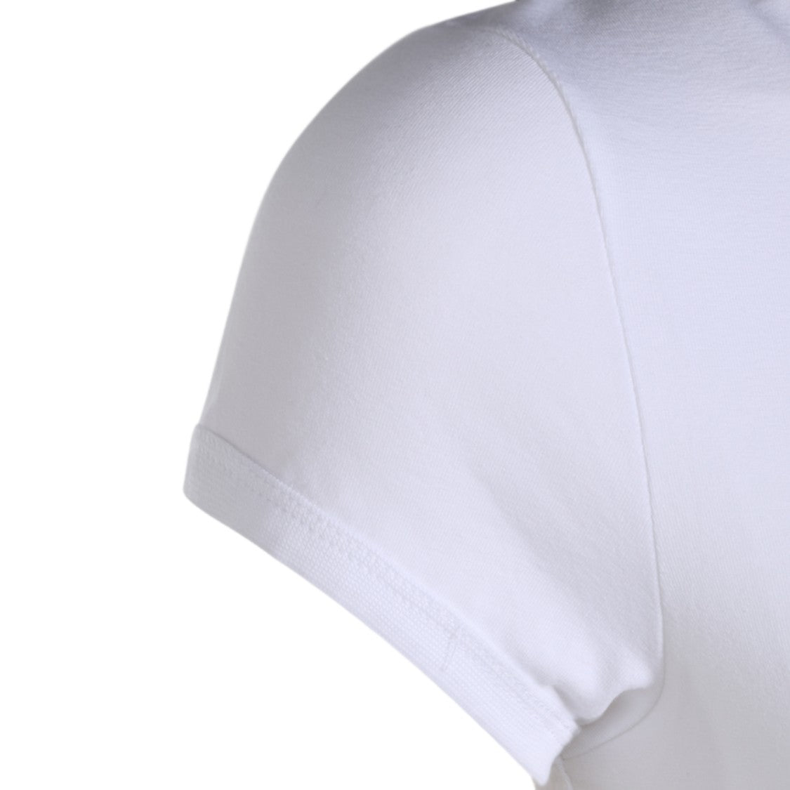Alexander Wang White Glittery Cherry Fitted T-Shirt