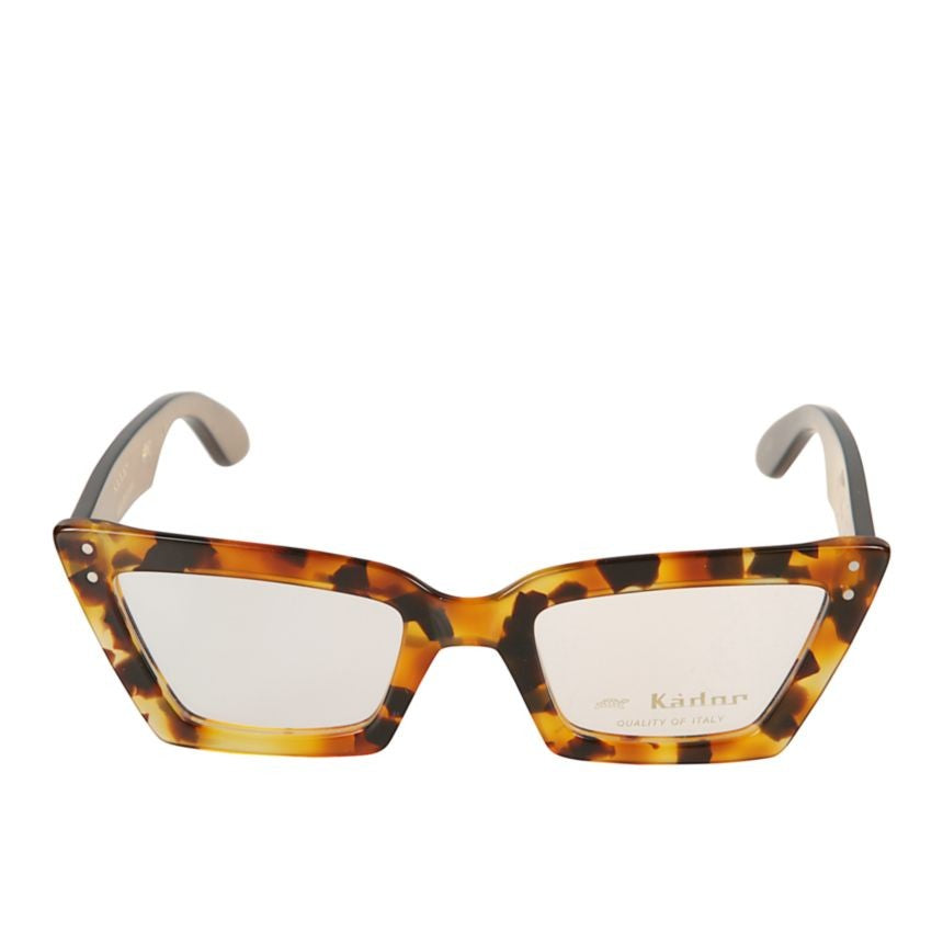Kador Alexa Bold Tortoiseshell Geometric Frame Eyeglasses