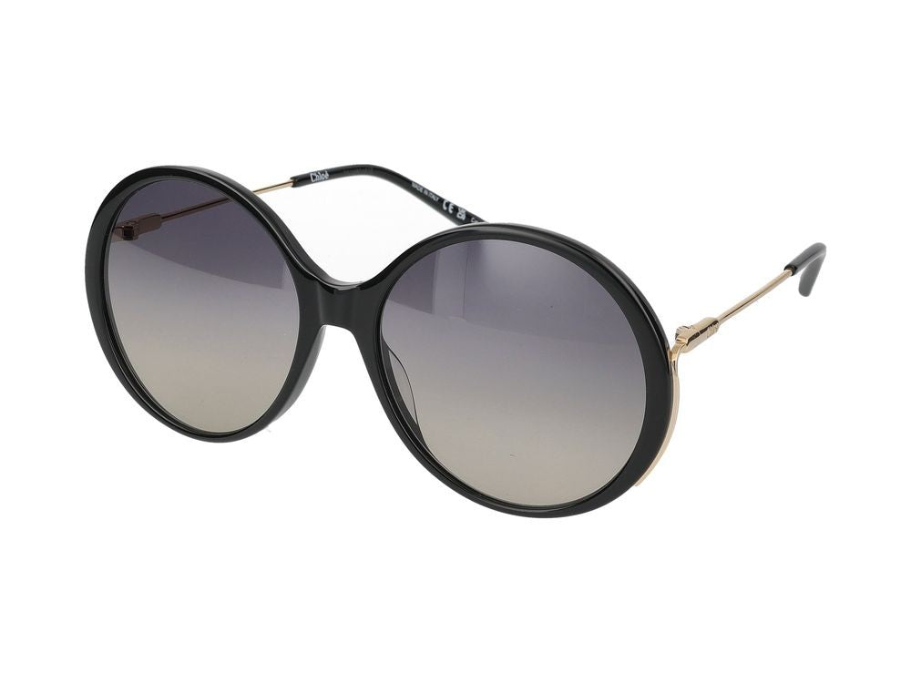 Chloé Sunglasses Chloé Ch0171s 001 Black Gold Grey 58/17/135
