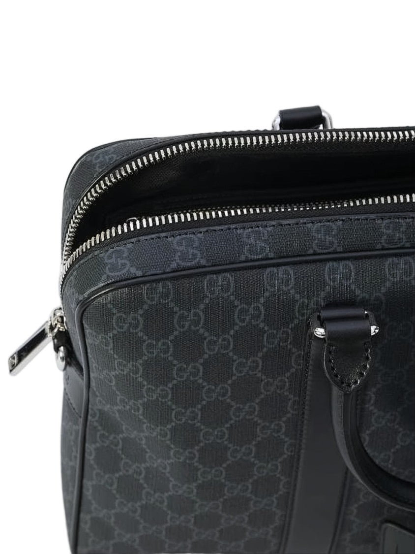 Gucci Canvas Tote Bag With Monogram Pattern