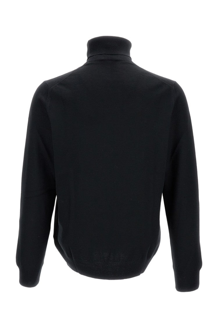 Fay Regular-Fit Turtleneck Sweater With Ribbed Cuffs