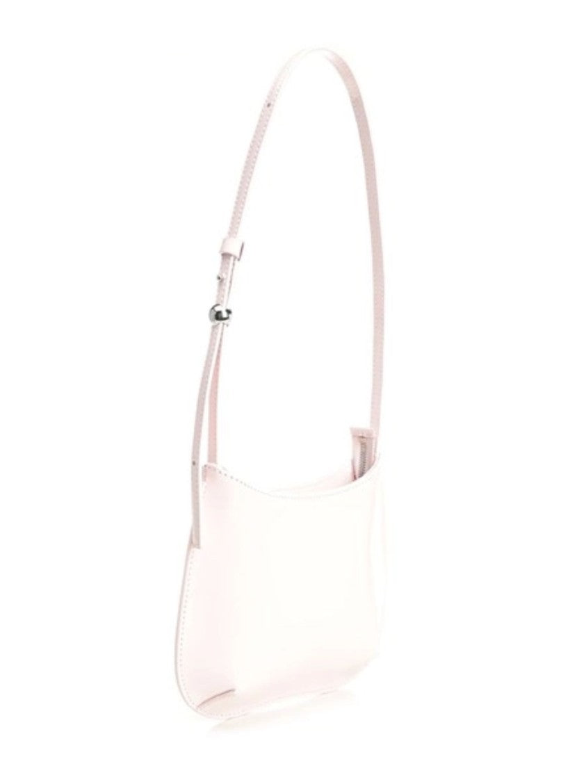 Jacquemus Pink Curved Shape Leather Shoulder Bag