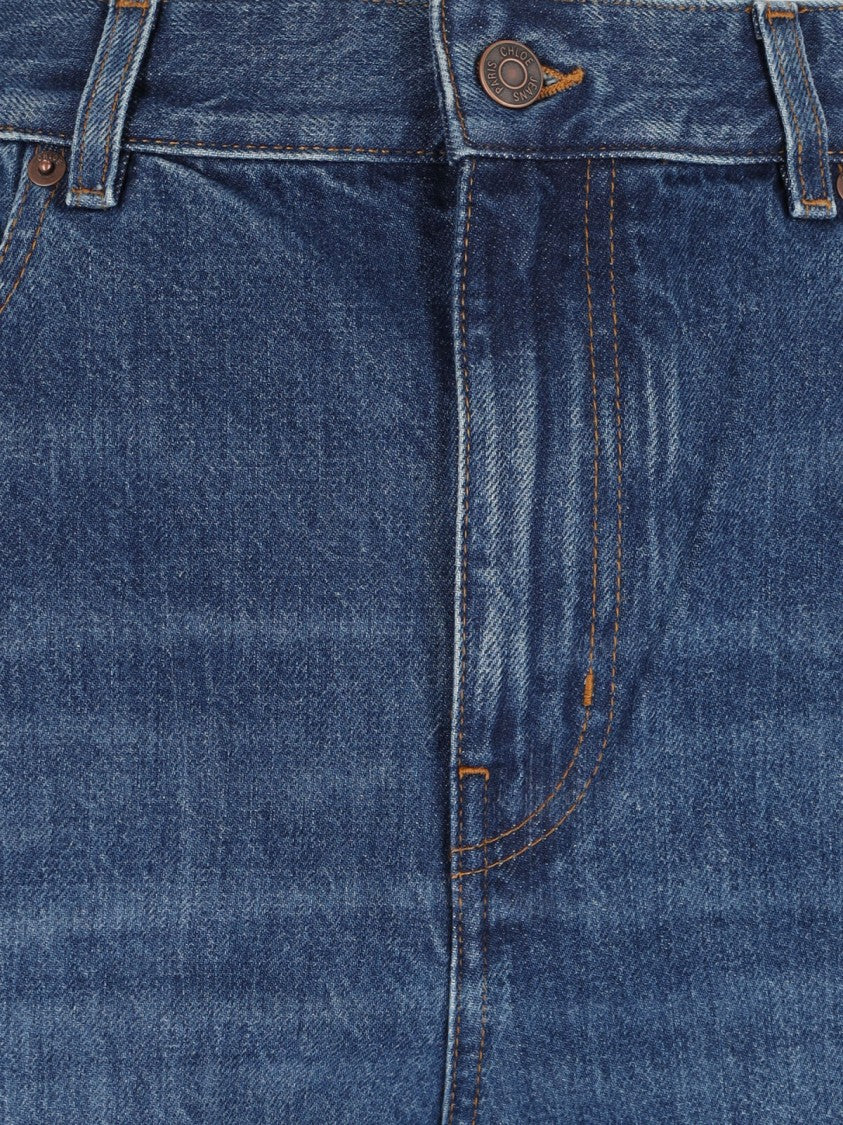 Chloé Palazzo Jeans – Blue