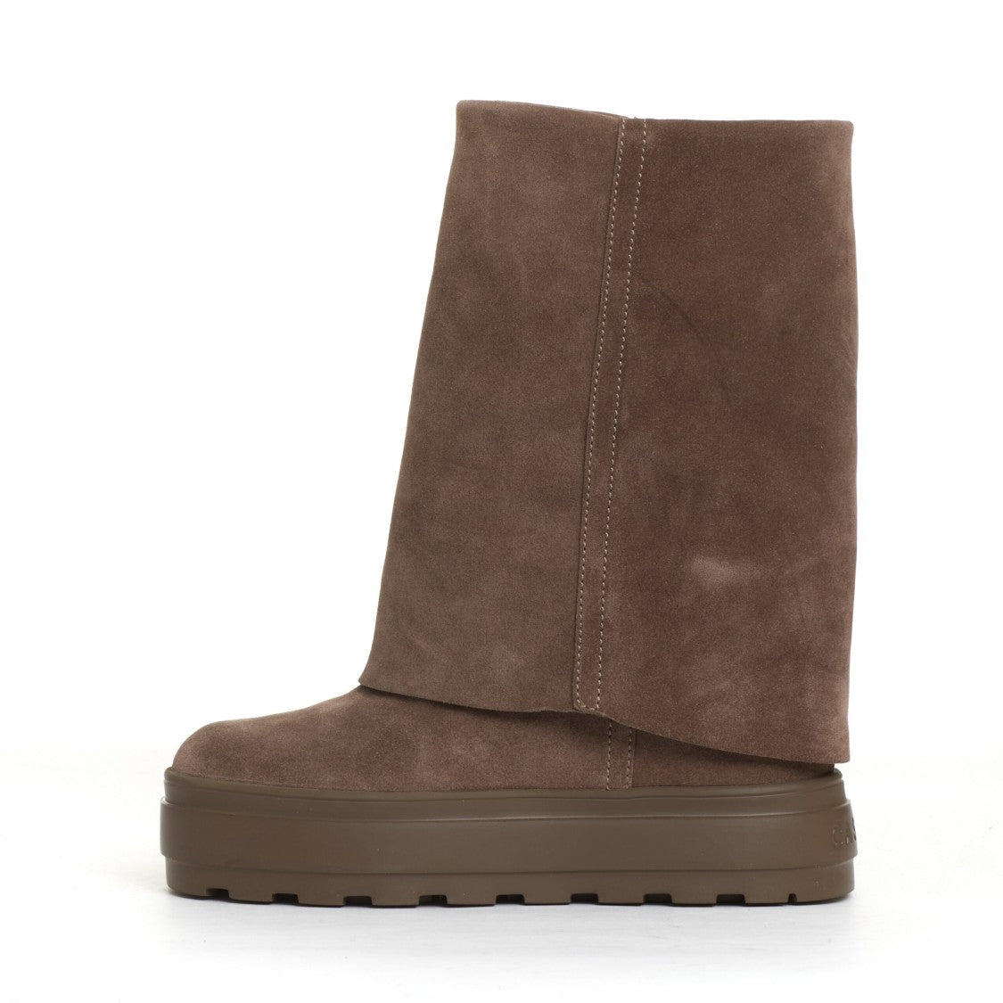 Casadei Sleek Suede Wedge Ankle Boot By Casadei