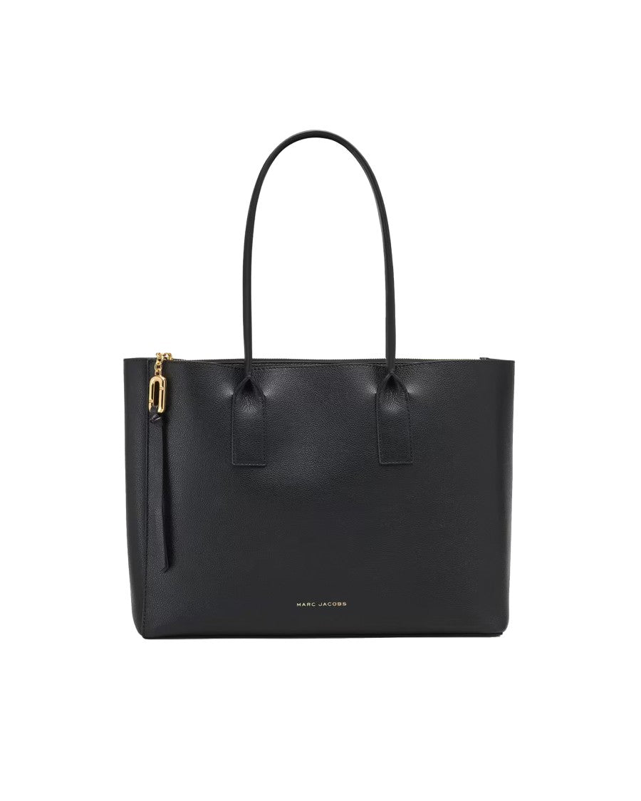 Marc Jacobs Textured Leather Tote Bag With Internal Laptop Compartment