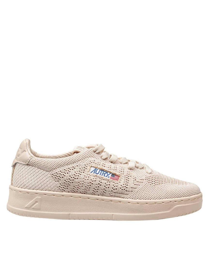 Autry Creme Brulee Fabric Easeknit Sneakers