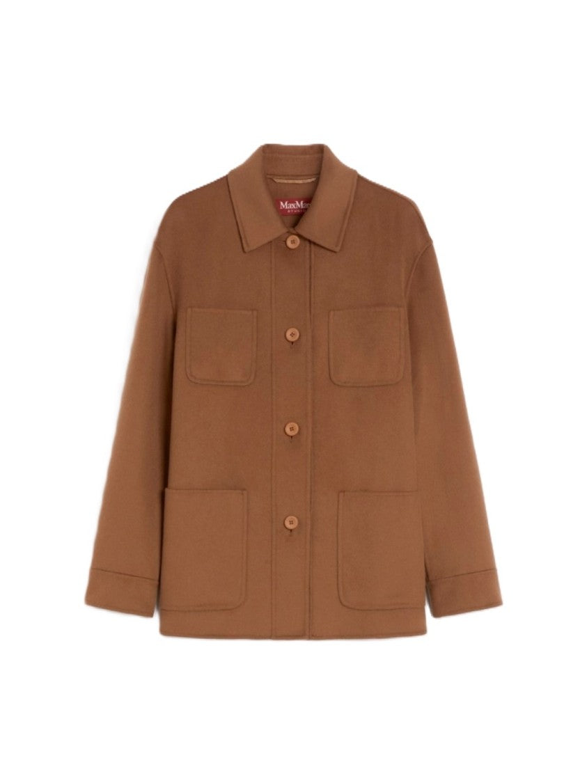 Max Mara Camel Brown Relaxed Fit Jacket