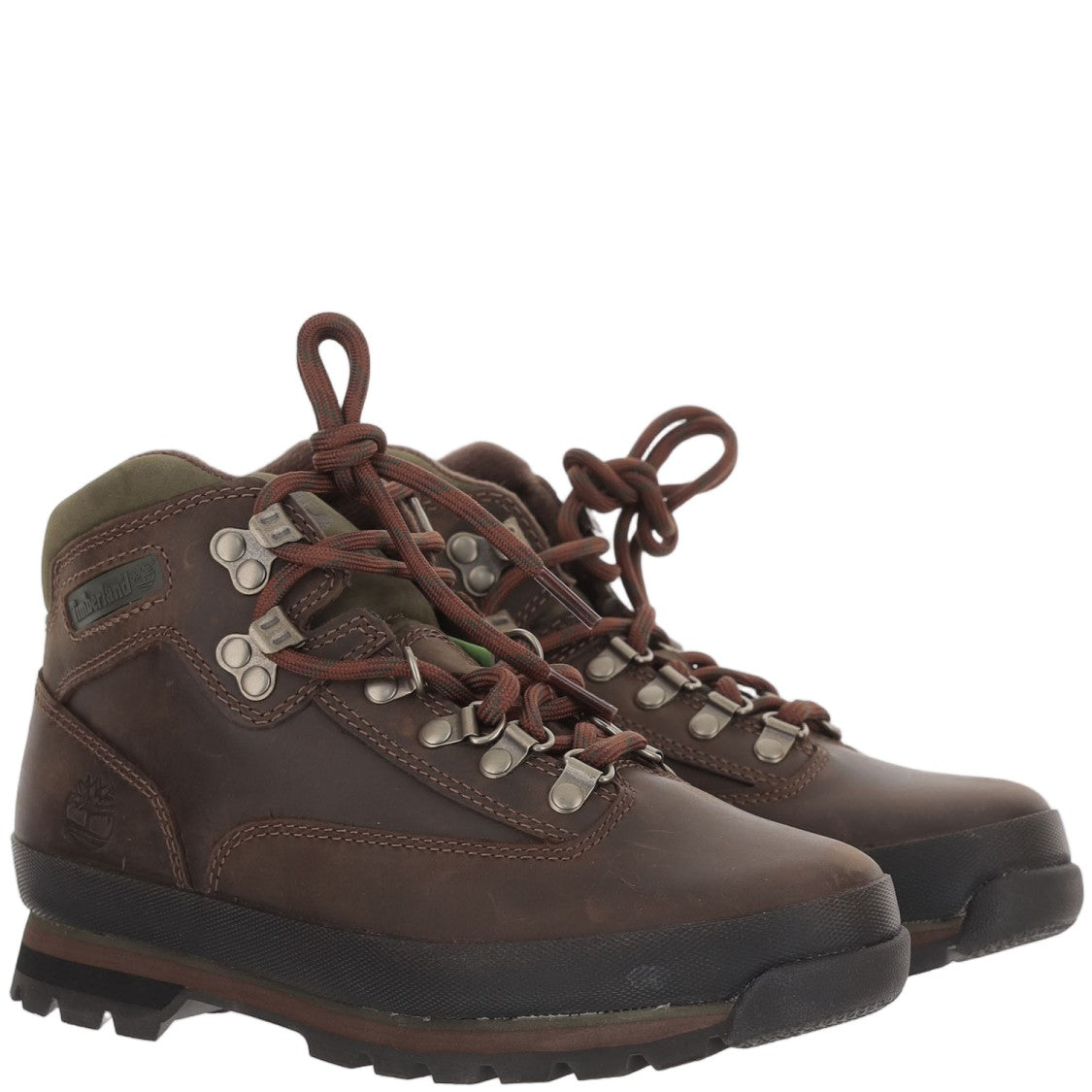 Timberland Rugged High Ankle Leather Boots With Textured Sole