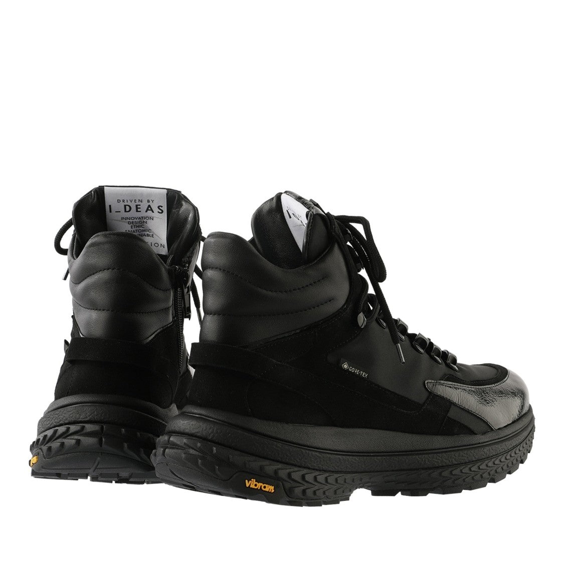 Högl Black Zac Recycled-Textile Wedge Boots