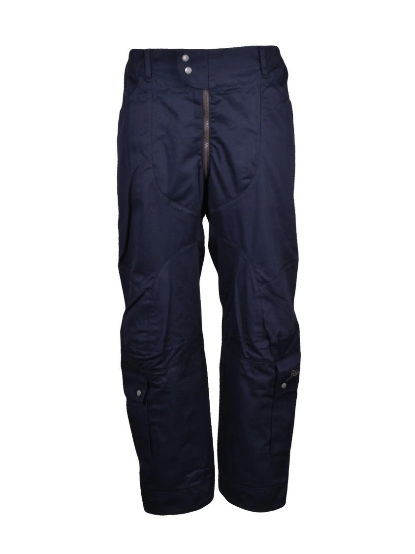 Vivienne Westwood Multicolor Cotton Chap Track Trousers With High Waist And Practical Pockets