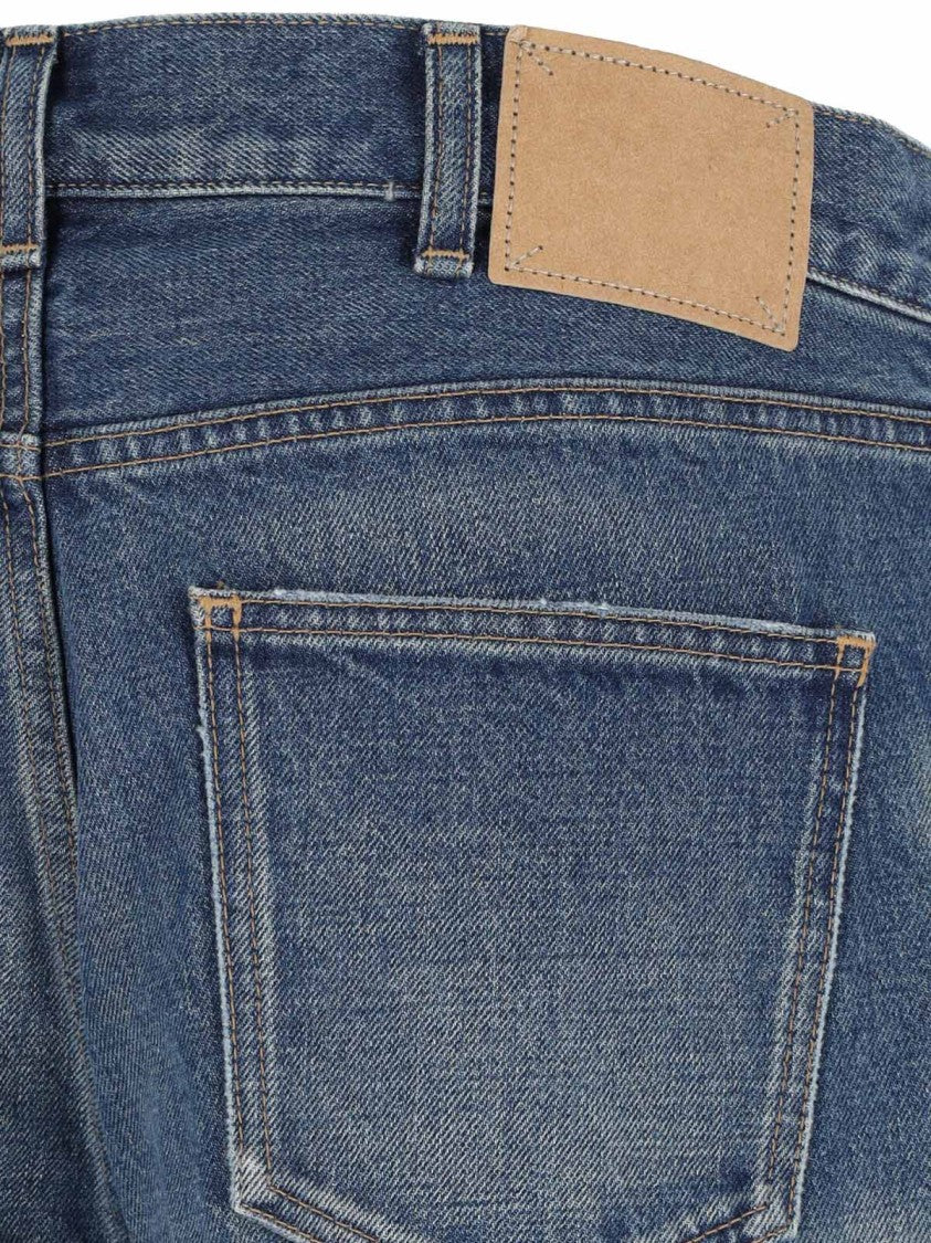 Céline "Surf Flare" Wide-Leg Jeans Blue