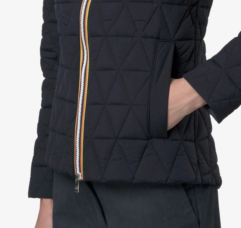 K-Way Lil Diamond Quilted Hooded Jacket