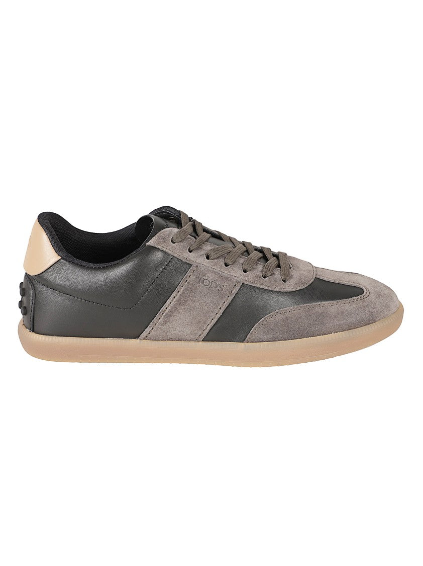 Tod's Low-Profile Sneakers With Leather And Suede Panels