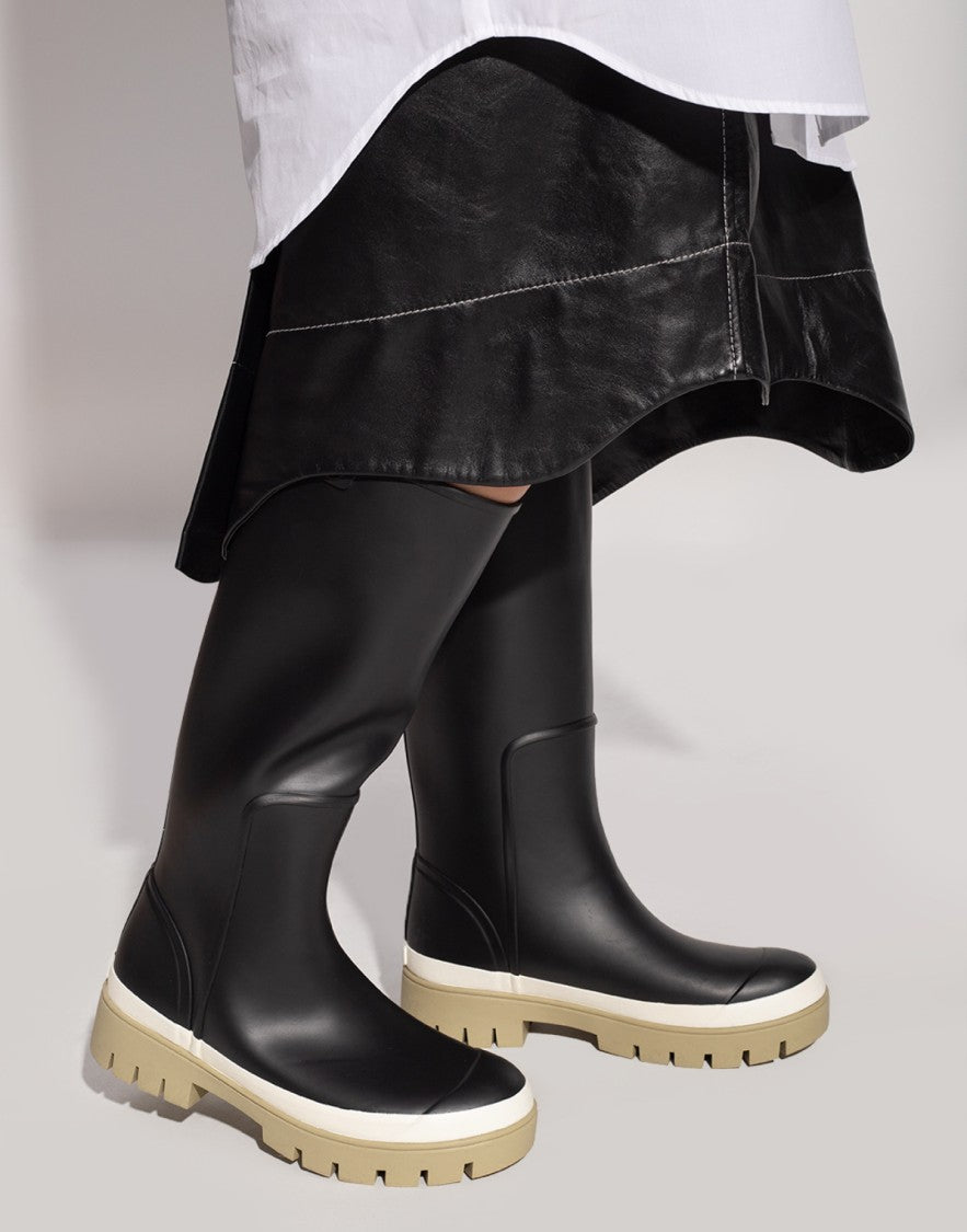 Tory Burch Hurricane Tall Wellington Rain Boots