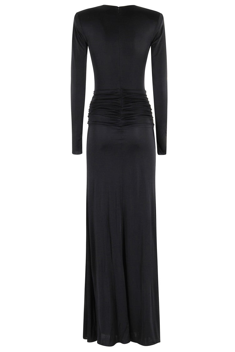 The New Arrivals By Ilkyaz Ozel Azure Maxi In Black Magic