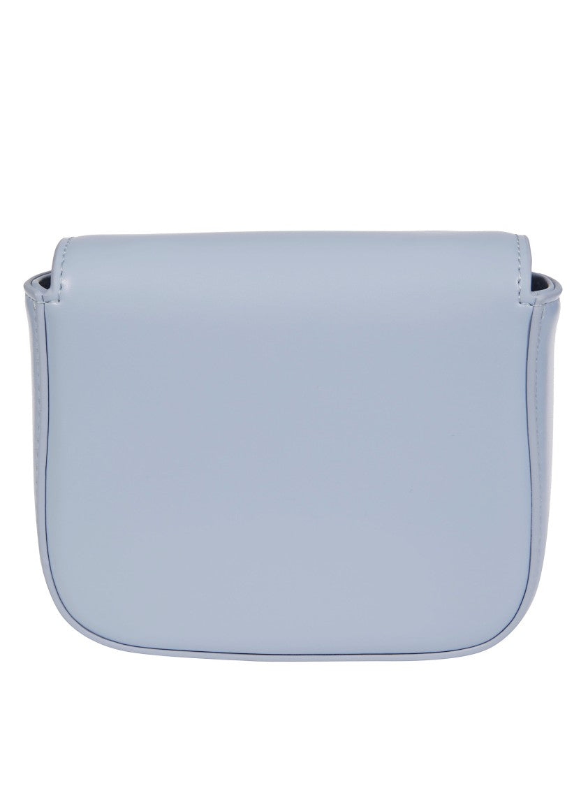 Marni Compact Rounded Blue Shoulder Bag