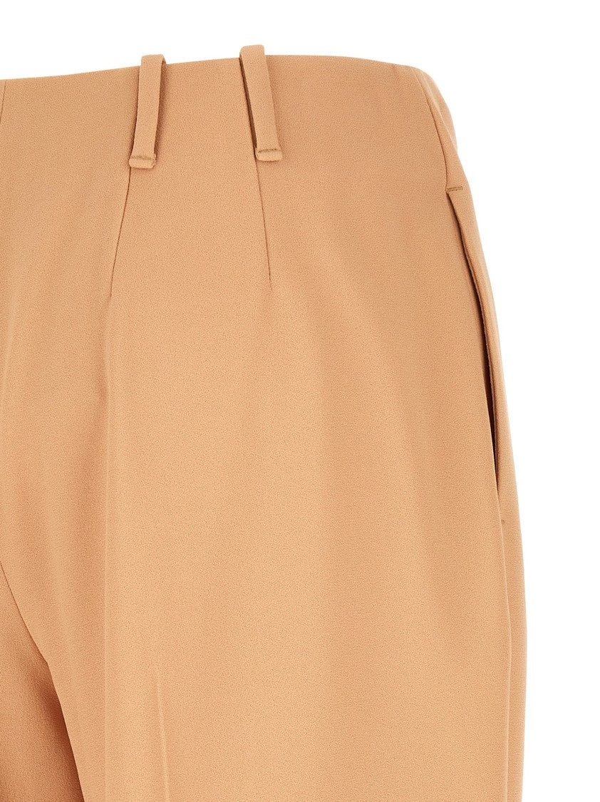 Ermanno Scervino Palazzo Trousers With Wide Leg And Smooth Finish