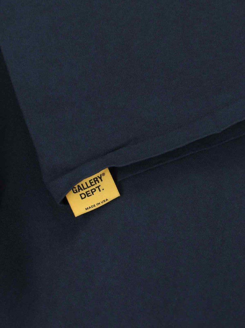 Gallery Dept. Black Contrasting Logo Sleeve T-Shirt
