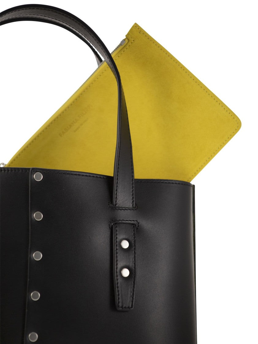 Fabiana Filippi Leather And Studded Tote Bag