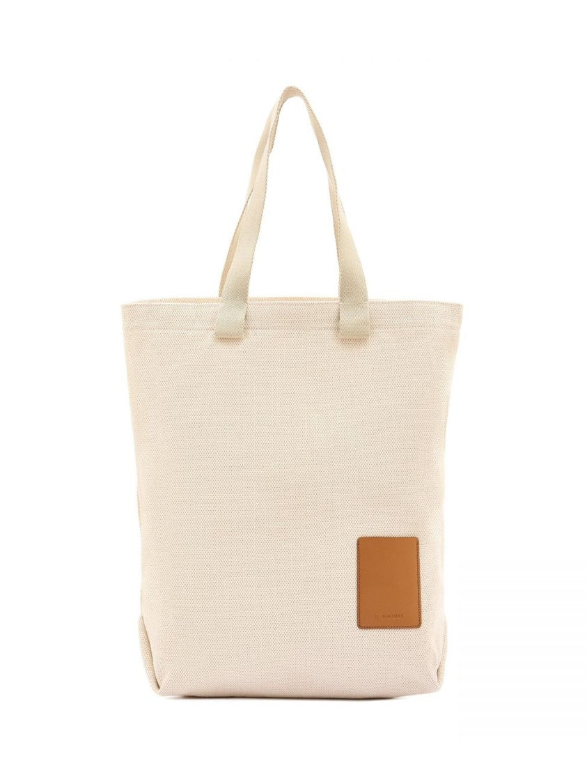 Il Bisonte Natural Cotton Canvas Tote Bag