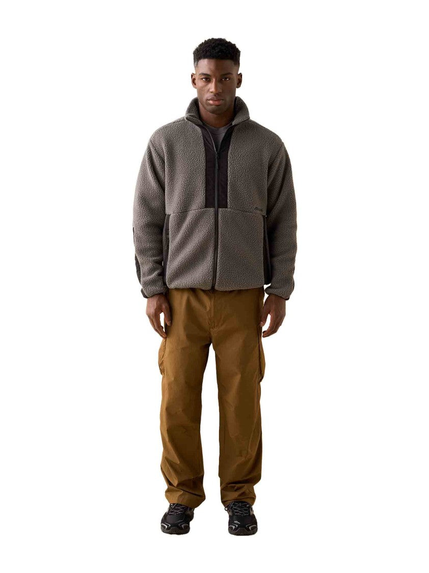 Mizuno Textured Fleece Jacket With Nylon Accents