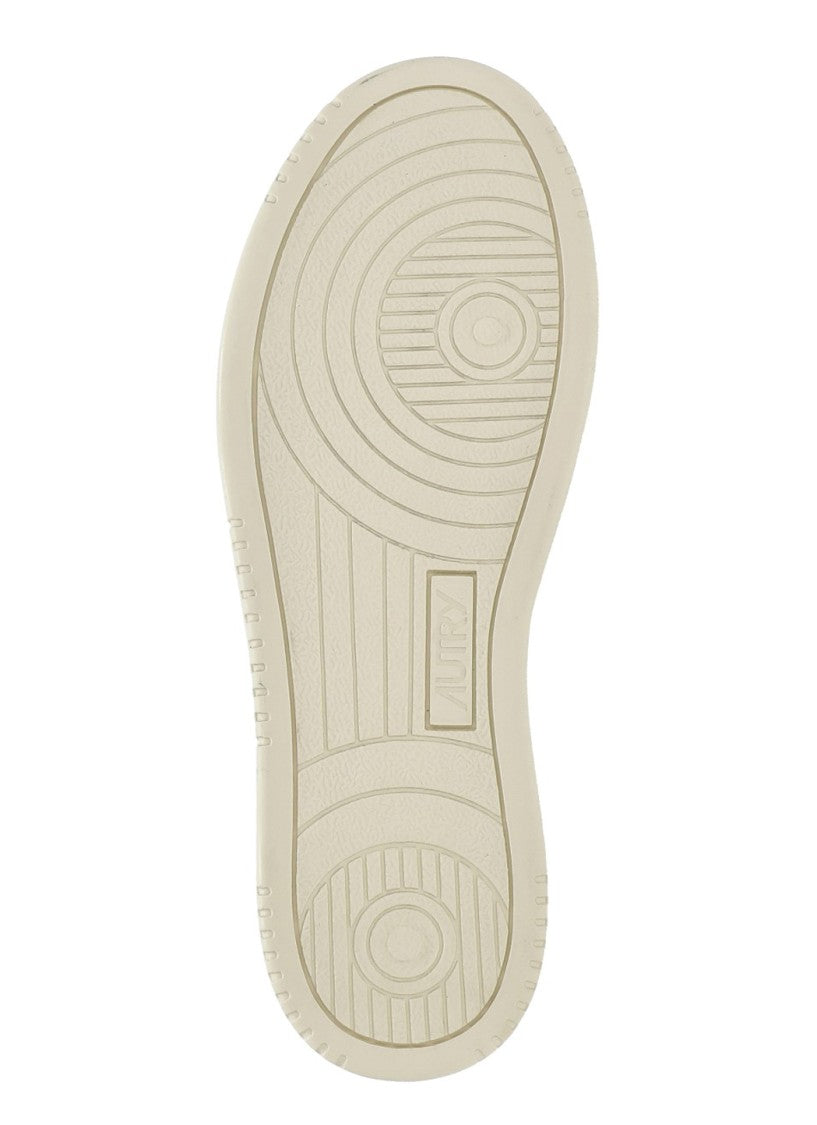 Autry White Medalist Low Leather Sneakers