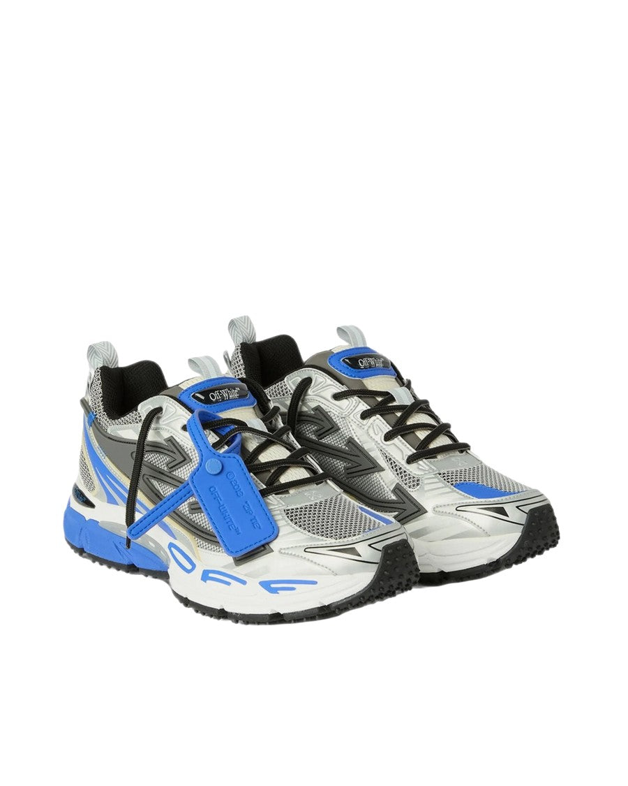 Off-White Be Right Back Mesh Synthetic Leather Running Sneakers