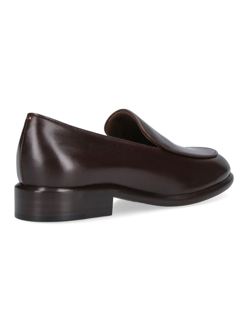 Khaite Brown Miles Rounded Toe Moccasins