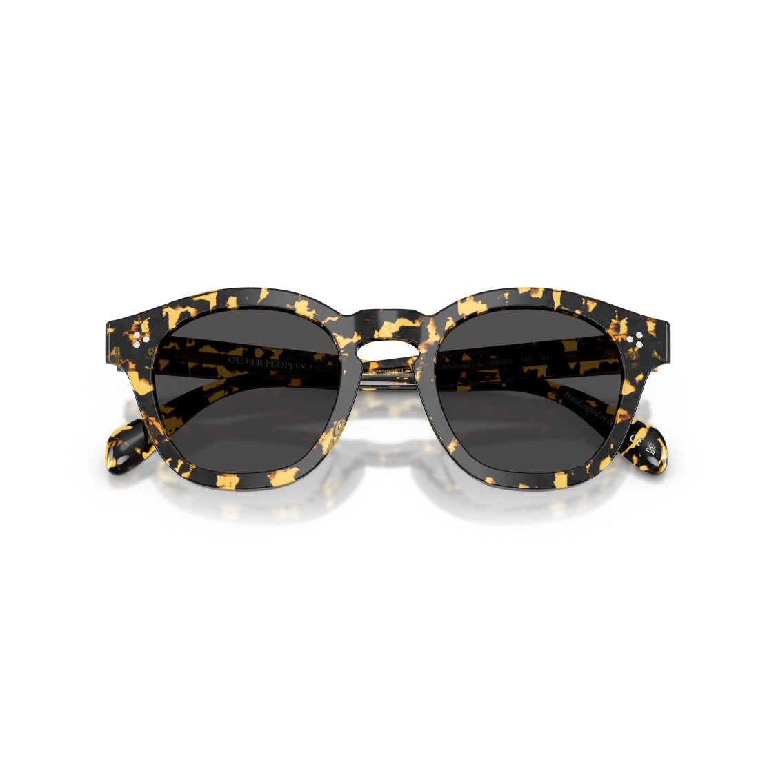 Oliver Peoples 0Ov5382su Round Tortoiseshell Acetate Sunglasses With Keyhole Bridge