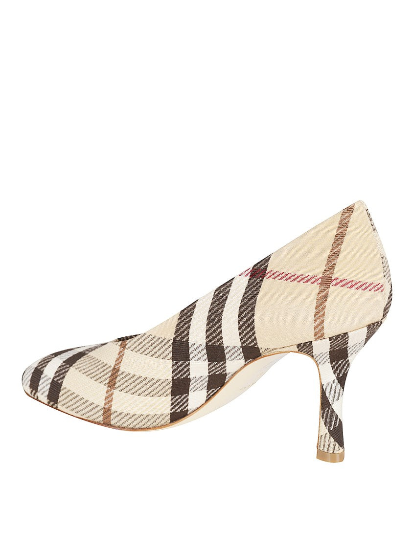 Burberry Classic Check Pattern Pumps