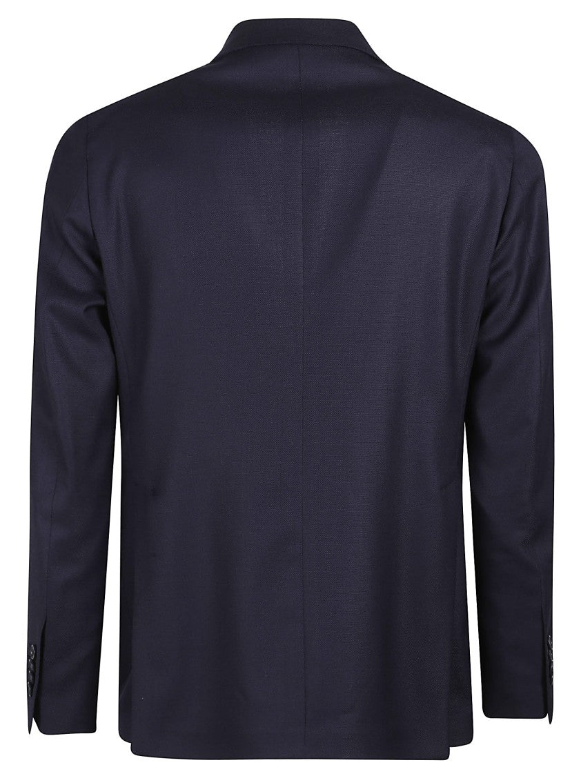 Tagliatore Montecarlo Blue Virgin Wool Blazer