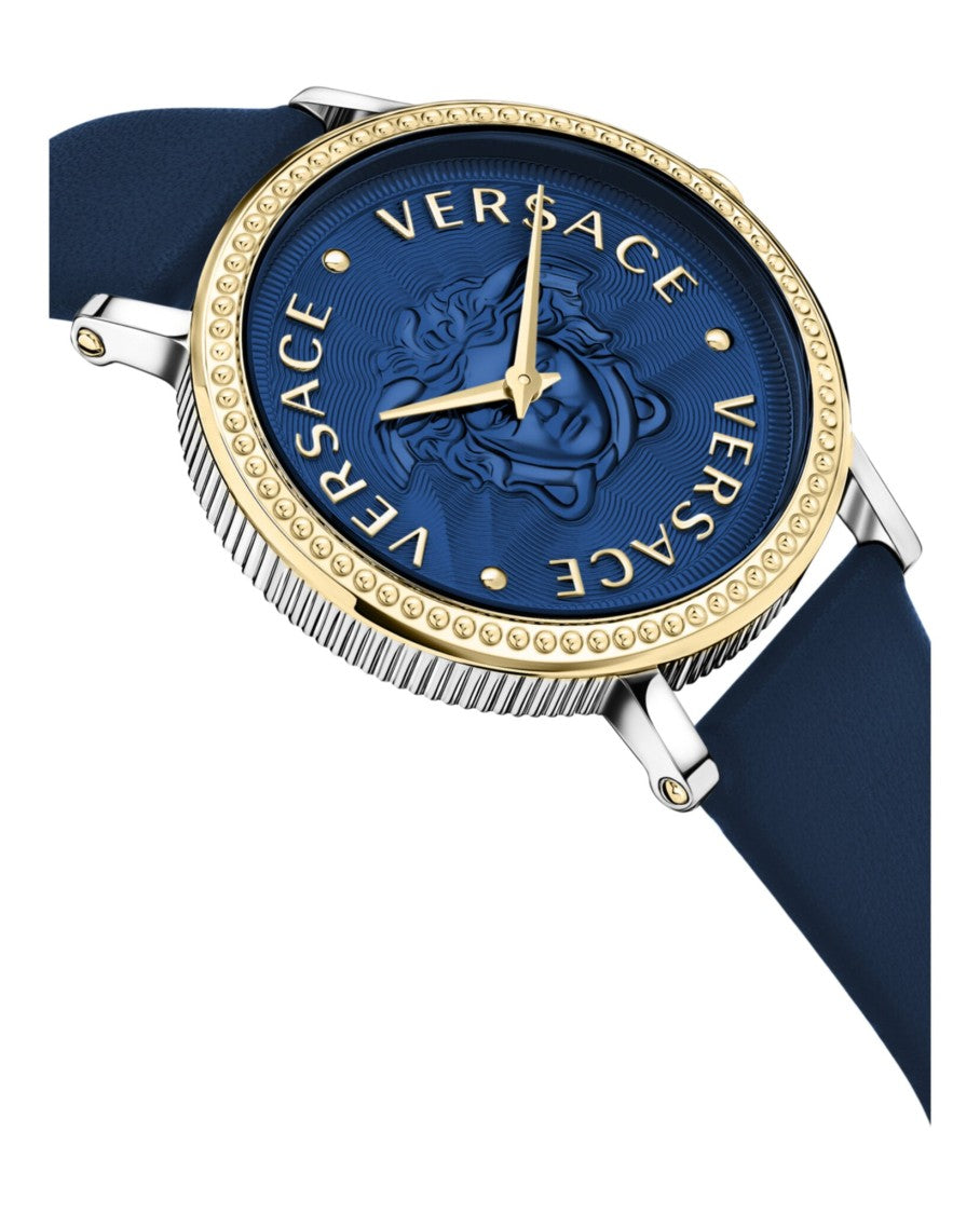 Versace V-Dollar Leather Watch