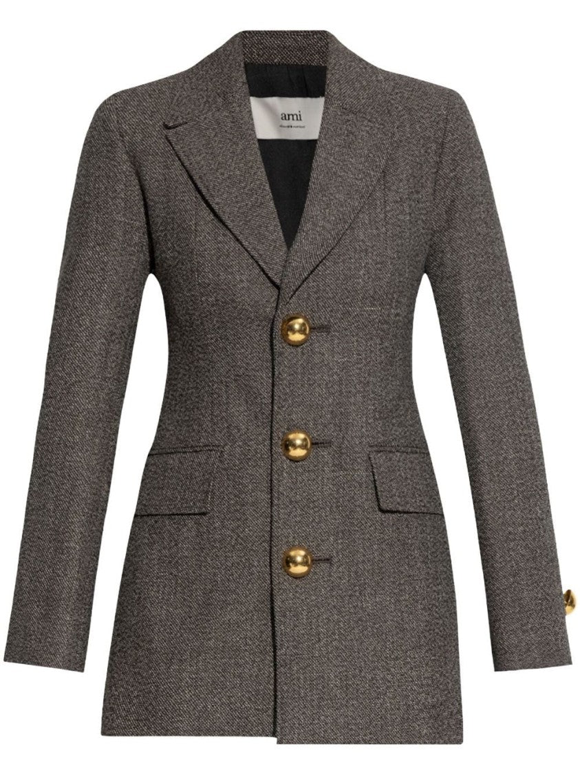 Ami Single-Breasted Blazer