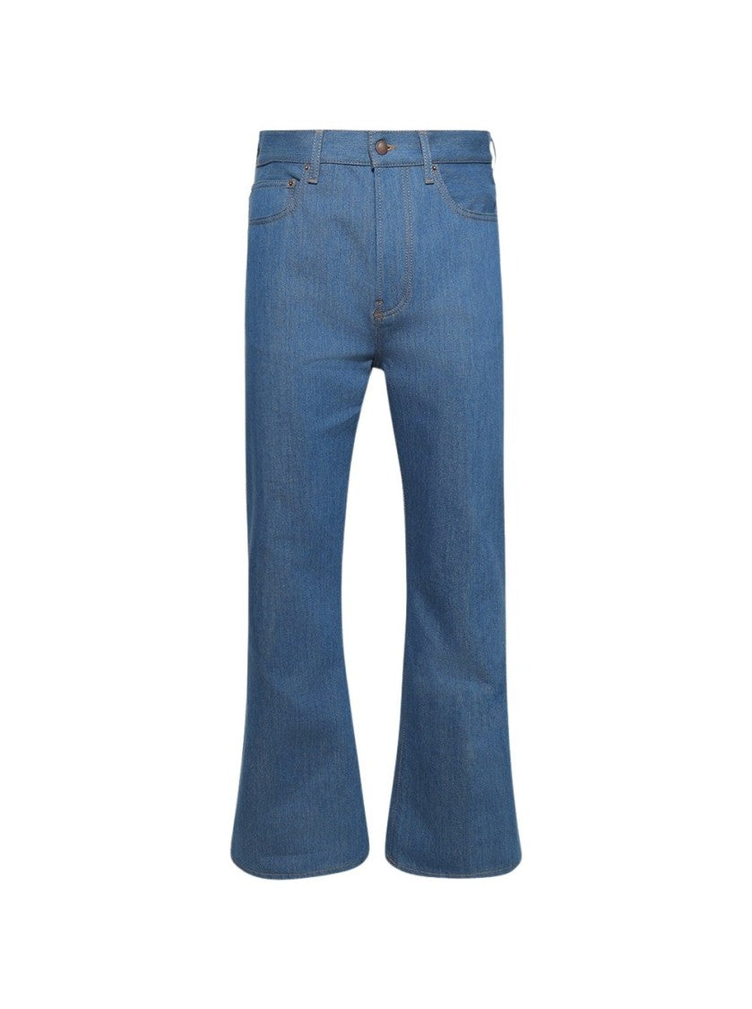 Amiri Creased Flare Pant Retro Indigo