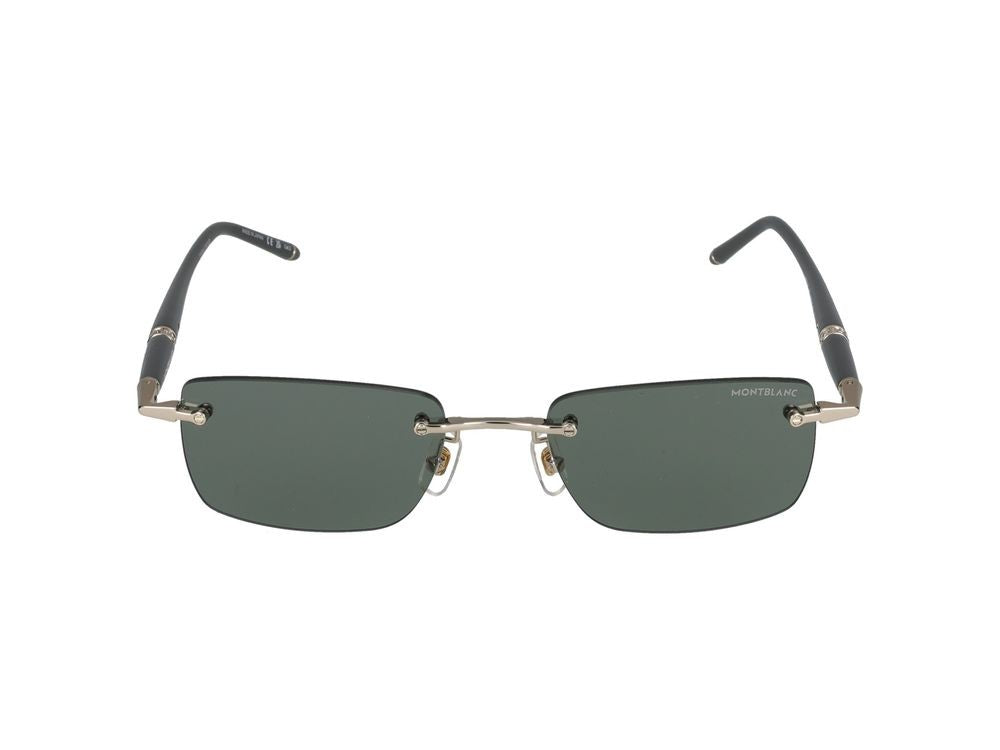 Montblanc Sunglasses Montblanc Mb0344s 005 Gold Grey Green 54/20/150