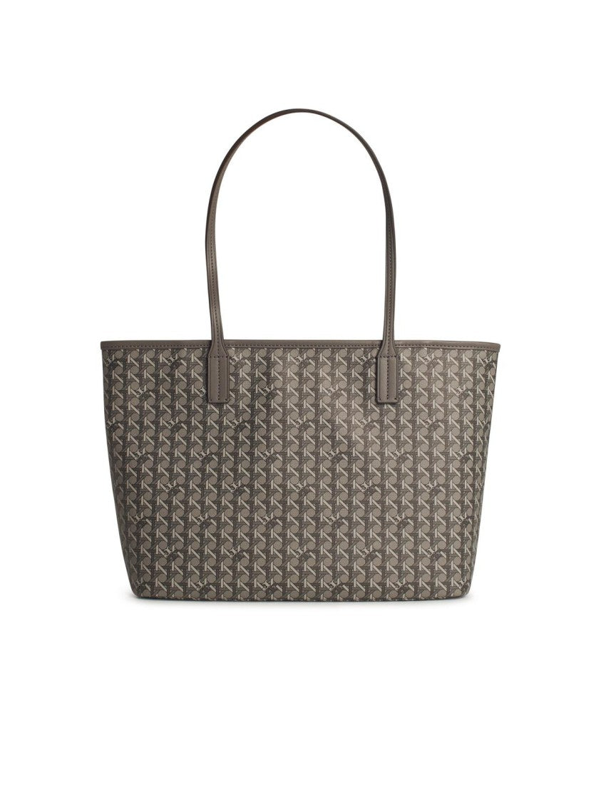 Tory Burch Ever-Ready' Small Grey Fabric Shopping Bag