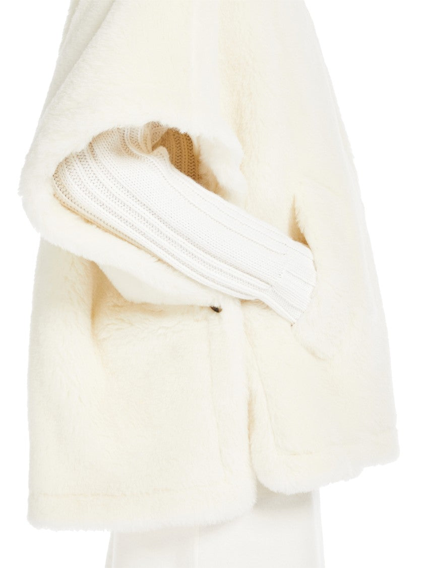 Max Mara Boxy Oversized Camel Coat With Short Sleeves
