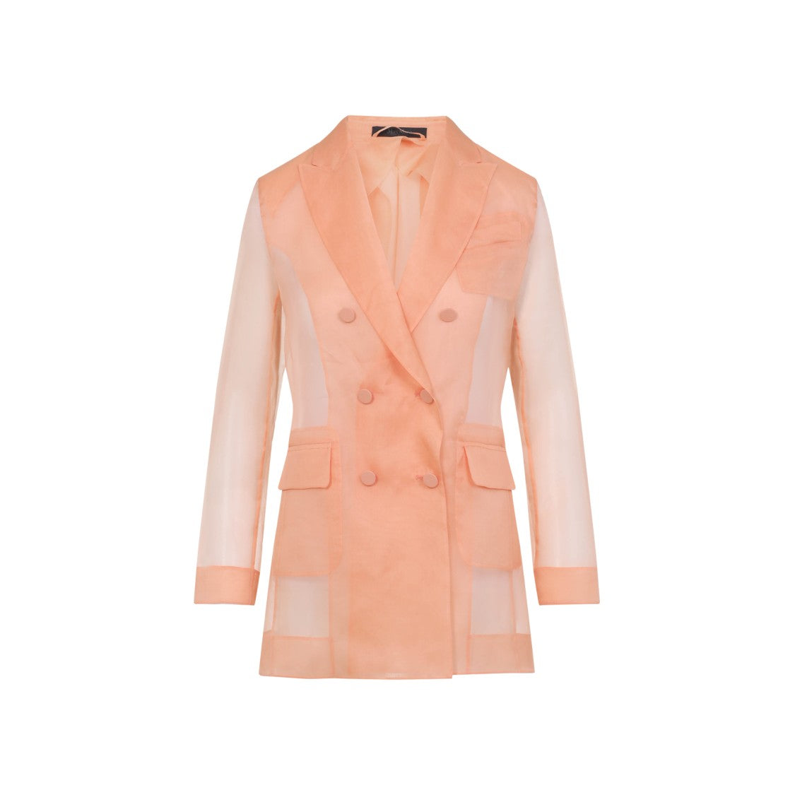 Max Mara Double-Breasted Silk Jacket