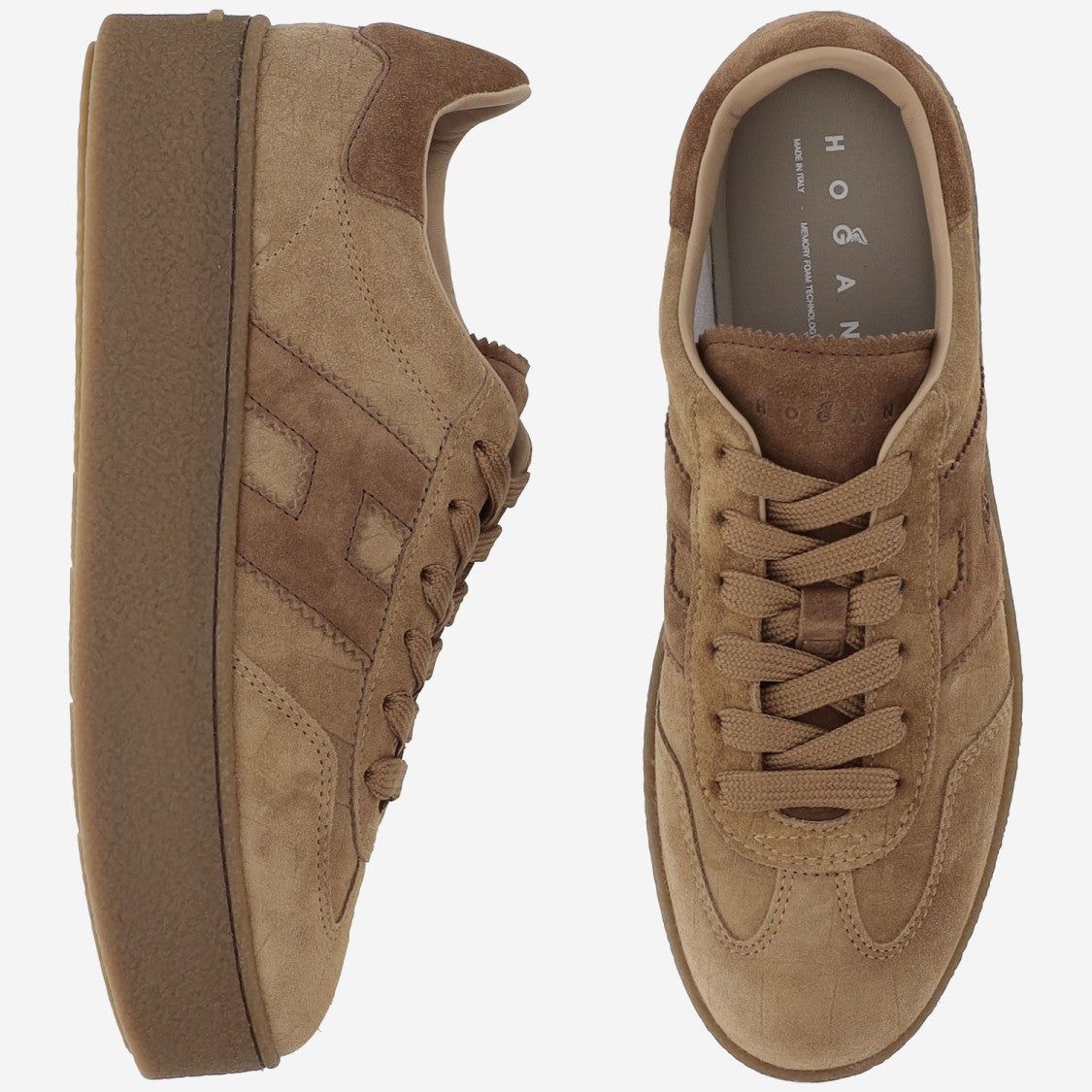 Hogan Cool Suede Lace-Up Sneakers