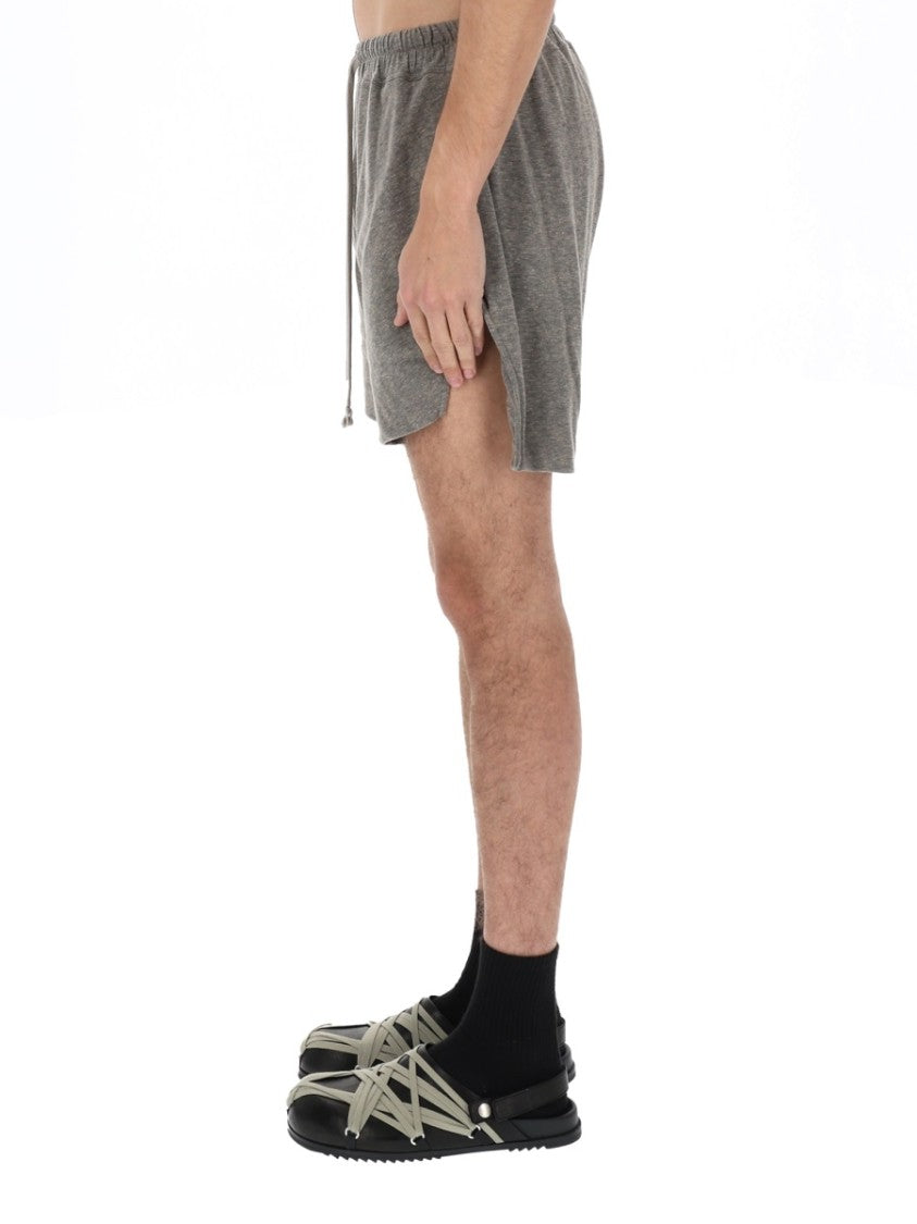 Rick Owens Dbl Boxers Cotton-Blend Shorts