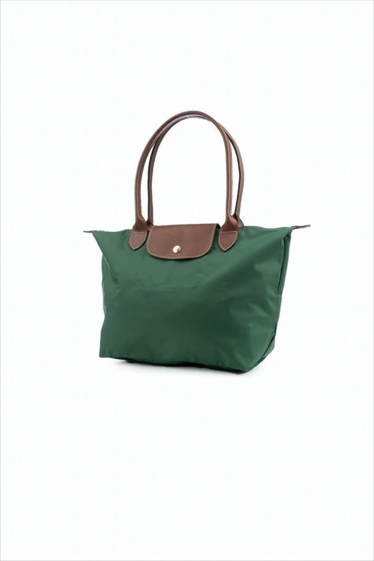 Longchamp Medium Green Tote Bag