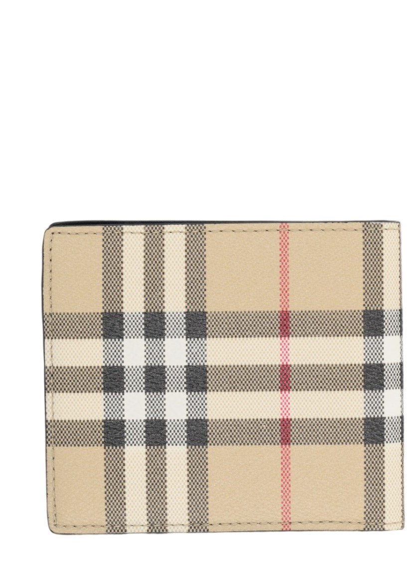 Burberry Multicolour Checkered Pattern Wallet