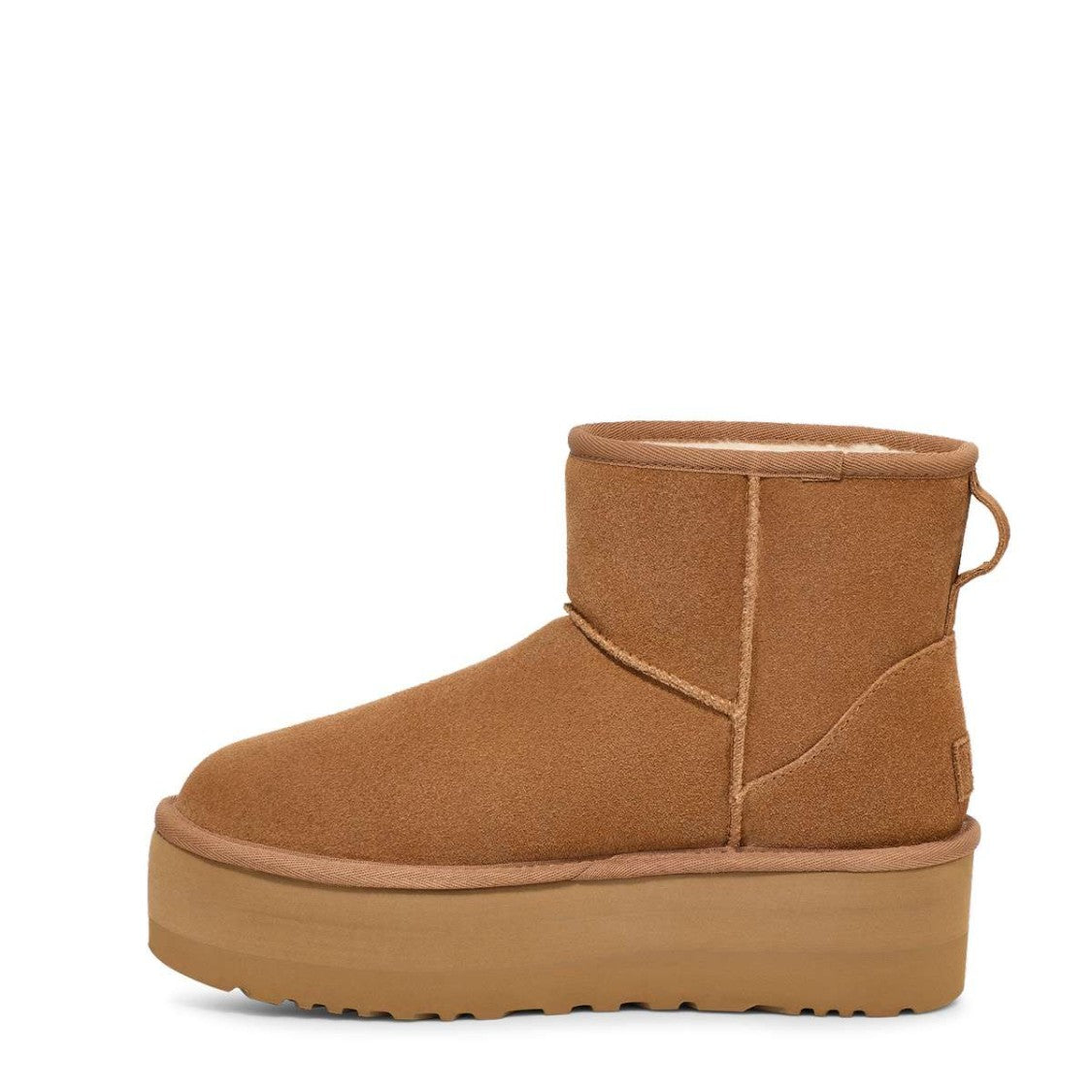 Ugg Classic Mini Platform Cuoio Ankle Boots